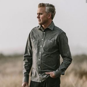 Taylor Stitch California Everday Chambray Charcoal Shirt
